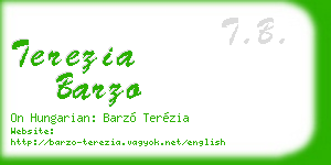 terezia barzo business card